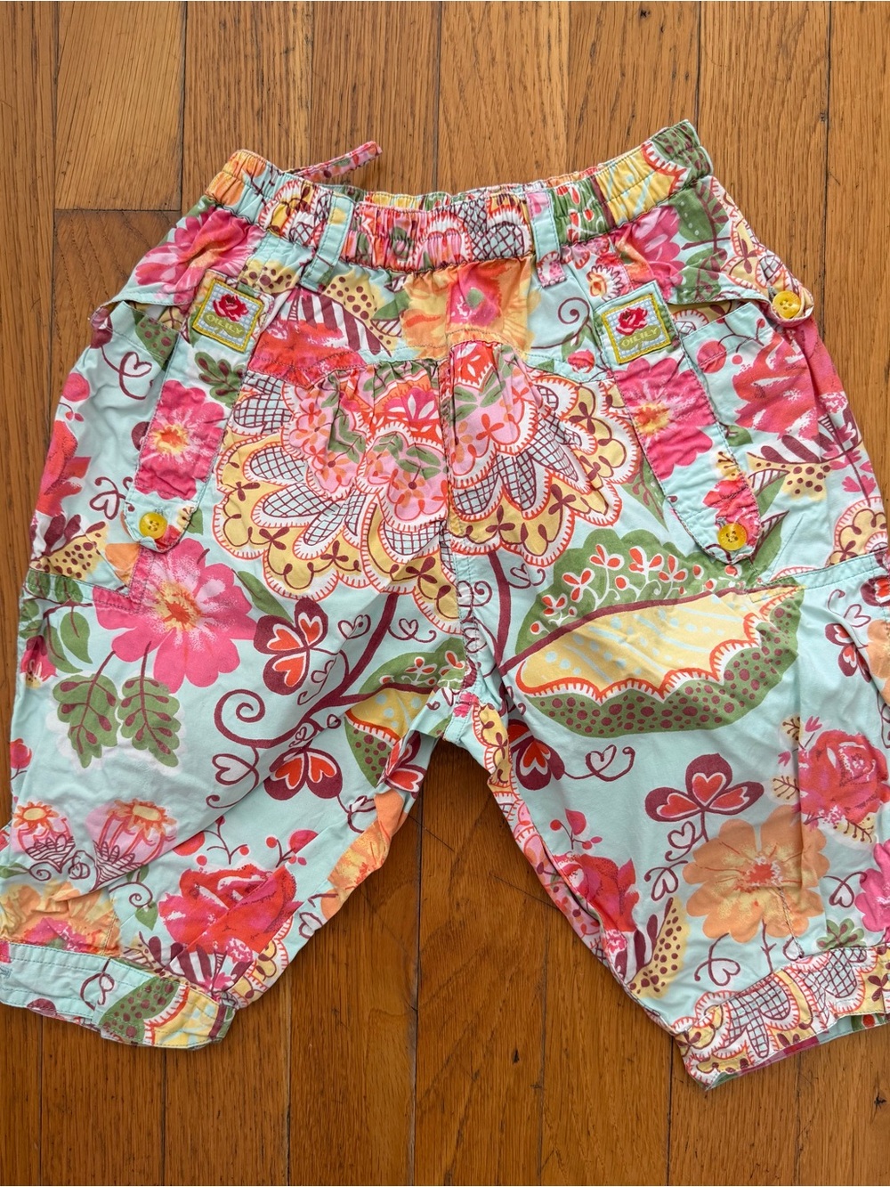 Oilily Multicolor Floral Print Baby Pants